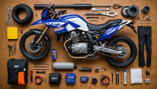 Les indispensables du kit de réparation pour moto d'enduro